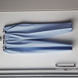 Vintage Image Pinstripe Lightweight Shirred Elastic Trouser Pants